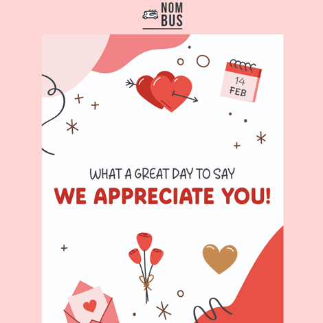 We Appreciate You Business Valentine eCard